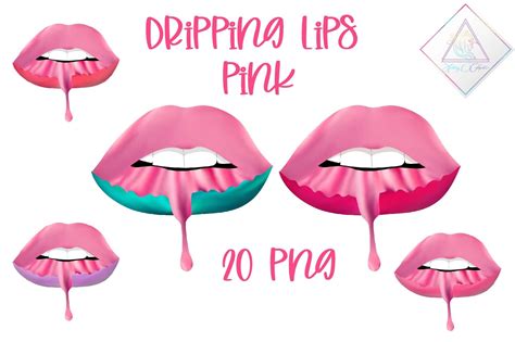 Check spelling or type a new query. Pink Dripping Lips Clipart (900990) | Illustrations ...
