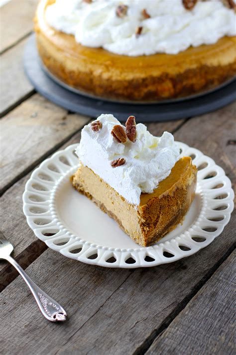 Bake the crust for 5 mins, then set it aside until you are ready to fill it. It's Cheesecake Factory Pumpkin Cheesecake Time! | HuffPost