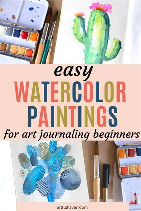 Easy Watercolor Paintings For Art Journaling Beginners Artful Haven