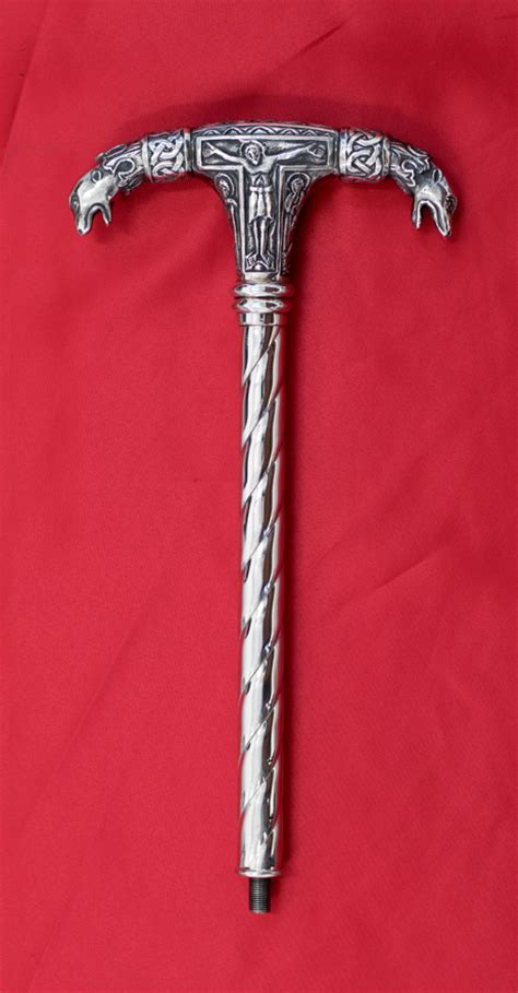Silver Episcopal Staff Crosier For The Patriarch Of Russia Aidan