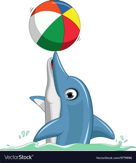 Find the perfect cute cartoon dolphin stock illustrations from getty images. vector illustration of cute dolphin cartoon playing ball ...