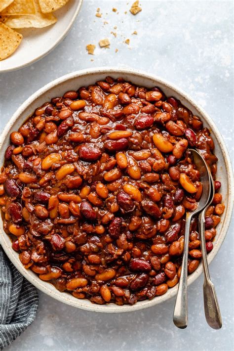Homemade Slow Cooker Baked Beans Ambitious Kitchen Food 24h