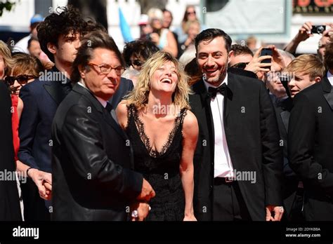 Valeria Bruni Tedeschi Filippo Timi Arriving For Un Chateau En Italie Held At The Palais Des