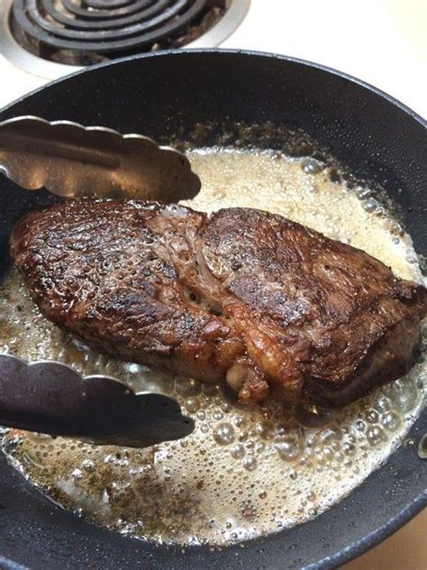 Continue cooking and flipping for a total of 4 minutes. How to Pan Fry the Perfect Steak | Cooking the perfect ...
