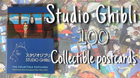 Studio Ghibli 100 Collectible Postcards Unboxing Flip Through
