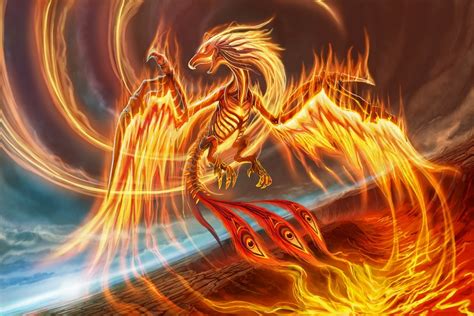 Phoenix home decor uses the highest quality fabrics and materials in all of its products, and finishes each item by hand. fire phoenix fantasy bird beak tail wings flight EA142 ...