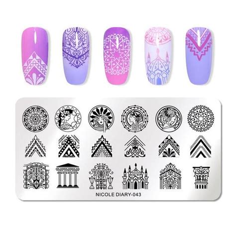 Nail Art Stencils Sugar And Cotton