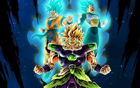 Hd wallpapers and background images. Broly, Vegeta, Goku, Dragon Ball Super: Broly, 4K ...