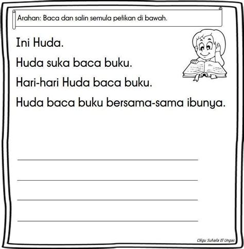 Buat situs web atau blog gratis di wordpress.com. Latihan Penulisan Tahun satu
