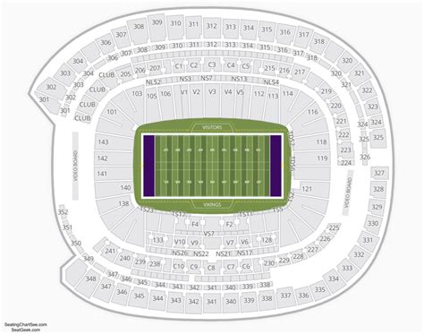 Us Bank Stadium Seating Chart Seating Charts And Tickets