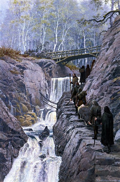 Turin And Ni Nor N Niel By Ted Nasmith Tolkien Illustration Middle