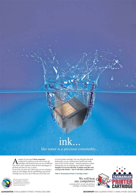 Printer Cartridge print ad | Graphic design print, Print ads, Print advertising