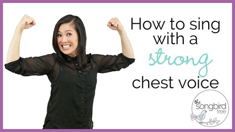 Any tips on how to improve my chest voice? Singing Tutorial: How to sing with a strong chest voice ...