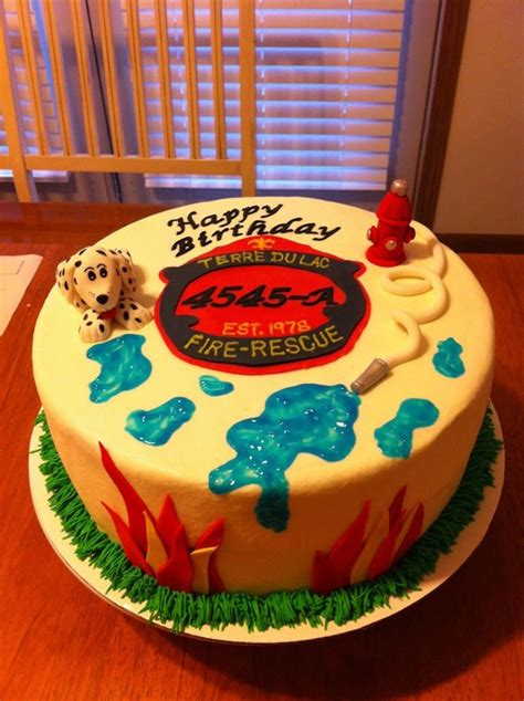 Fireman Rescue Birthday Cake