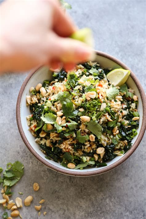 Below is the recipe for nam khao | crispy coconut rice salad. Vegan Nam Khao (Lao Crispy Rice Salad with Greens and ...