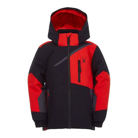 Challenger Insulated Ski Jacket Black Boys Spyder