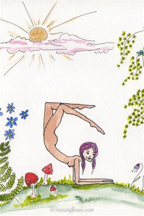 Nature Yogini Nude Yogini Yoga In Nature Greeting Card Or Etsy