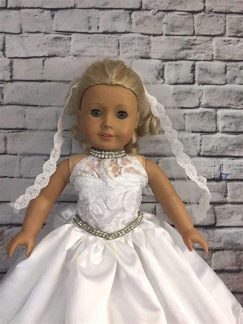 American Girl Vintage Ivory Lace Wedding Gown Set Or First Etsy