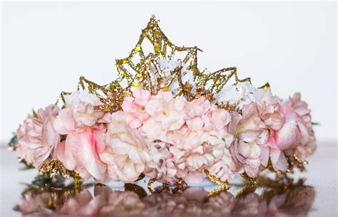 Flower Crown Princess Wire Crown Fairy Crown Flowergirl