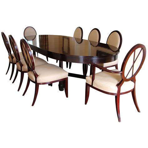 Save products to my favorites wishlists. Dining Table with X-Back Dining Chairs by Barbara Barry ...