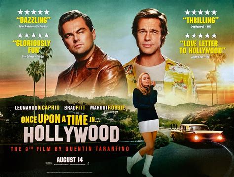 Once Upon A Time In Hollywood Full Movie - Original Once Upon a Time in Hollywood Movie Poster - Quentin Tarantino