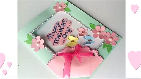 Diy teacher's day greeting card/handmade teachers day card making ideas/how to make card for teacher. Pin on DIY and crafts