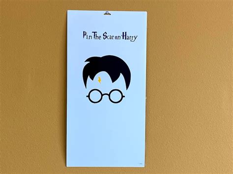 Harry Potter Party Game Pin The Scar On Harry Etsy