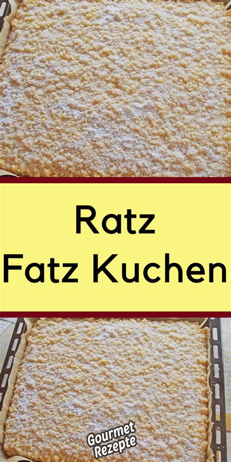 April 16, 2019 nur für dich keine kommentare. Ratz Fatz Kuchen in 2020 | Ratz fatz kuchen, Kuchen ...