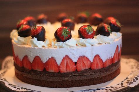 süße sünden: Erdbeer-Schoko-Torte