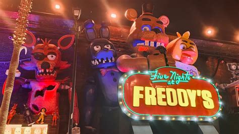 Visiting IRL Five Nights At Freddys Pizzeria Attraction YouTube