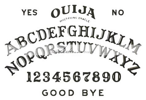 Instant Art Printable Download Ouija Board Image Paper Etsy India