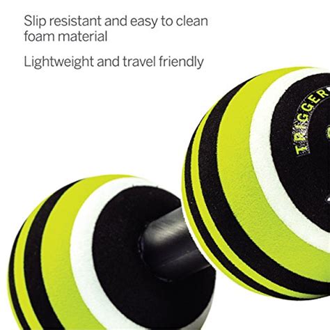 Triggerpoint Mb2 Double Massage Ball Roller For Back And Neck Relief Greenwhiteblack One Size