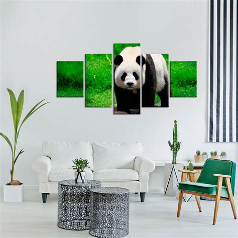 Panda Multi Panel Canvas Wall Art Elephantstock
