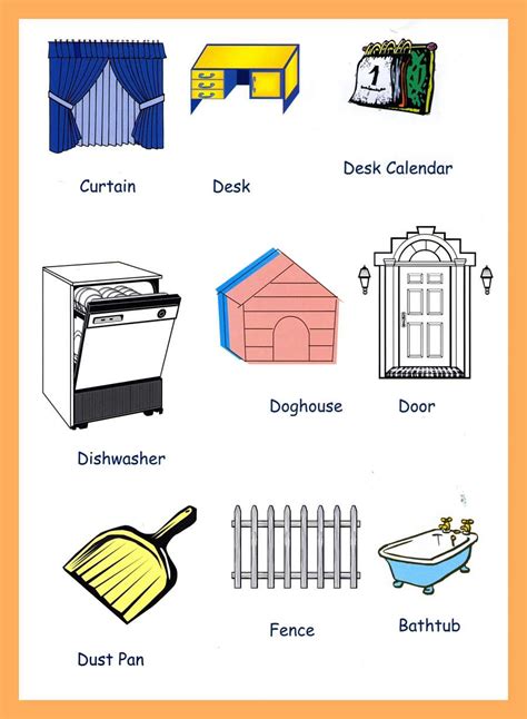 Pin By Ll Koler On Adjectives Learning Printables Household Items