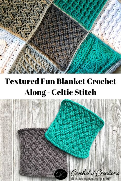 In this video tutorial i will walk you through creating this beautiful celtic weave crochet stitch! Celtic Stitch - Textured Fun Blanket Crochet Along ...