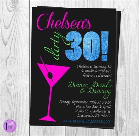 Celebrate turning 30 with a dirty 30 birthday party! Pin on Flirty & 30