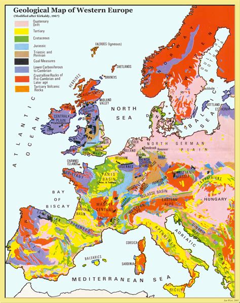 Geology Of Great Britain Uk Introduction And Maps By Ian West