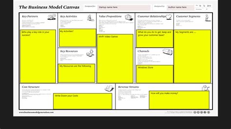 My Business Model Canvas For Windows 8 And 81