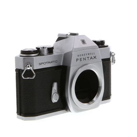 Pentax Spotmatic Sp Ii Honeywell M42 Mount 35mm Camera Body Chrome