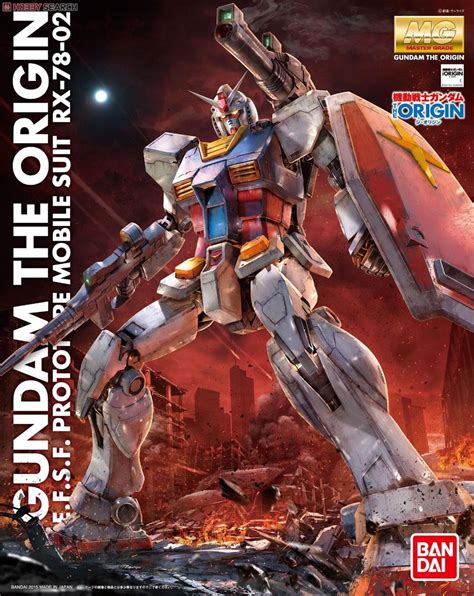 Bandai Model Kit Mg Gundam The Origin Rx 78 02 1100 Gunpla