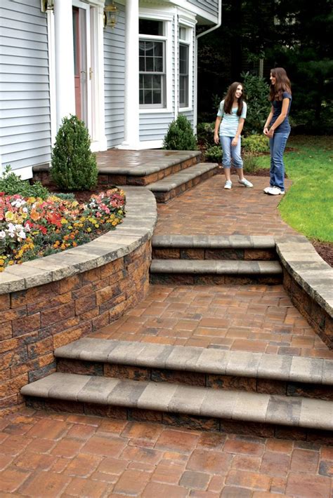 Retaining walls and freestanding walls both serve different purposes, and belgard has wall blocks to match your desired look and functionality. Colonial Cobble | Nicolock Interlocking Paving Stones and ...