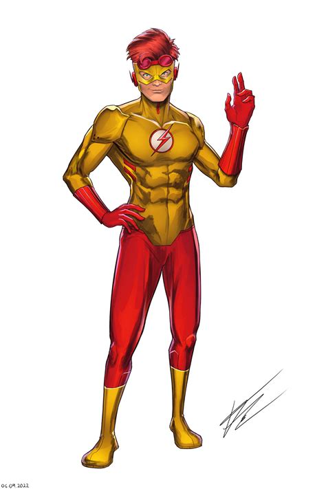 Kid Flash Wally West By Exoticmask On Deviantart