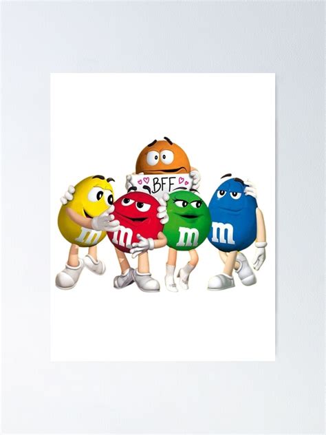 Mandm Characters Bff Collection Poster For Sale By Nimxl Redbubble