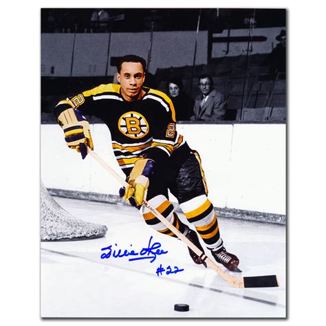 Most recently in the phl with san diego hawks. Willie O'Ree Boston Bruins Autographed 8x10 - NHL Auctions
