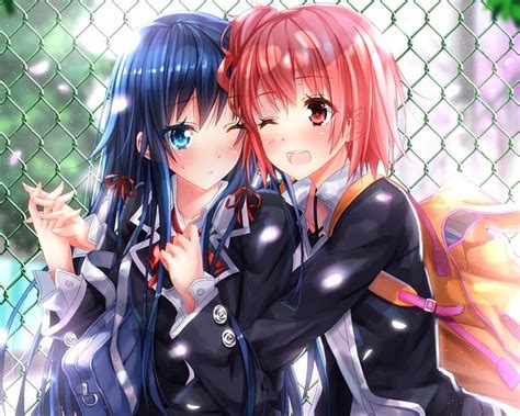 Two Best Friends Hugging Anime