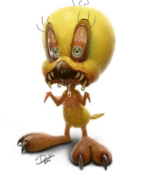 Meet Dennis Carlsson An Artist Who Creates Scary Cartoon Monsters