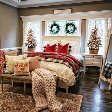 50 Trendy Cozy Christmas Bedroom Decorating Ideas  Christmas