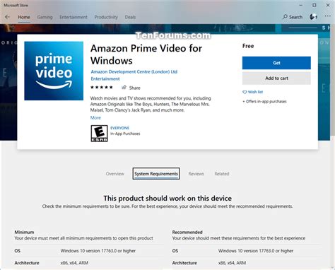 New Amazon Prime Video Uwp App In Microsoft Store For Windows 10