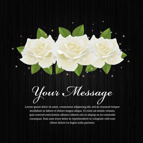 Sympathy Flowers Illustrations Royalty Free Vector Graphics And Clip Art