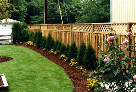 Fence Line Planting And Gardening Arbor Nomics